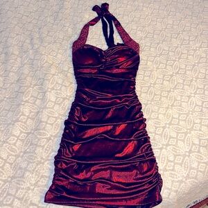 Charlotte Russe Red Maxi Dress